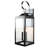 3 Light Imperial Black Outdoor Wall Sconce - 31.5 In. With Clear Glass Shade, Hardwired, Bulbs Not Included-2072351009-2072351010