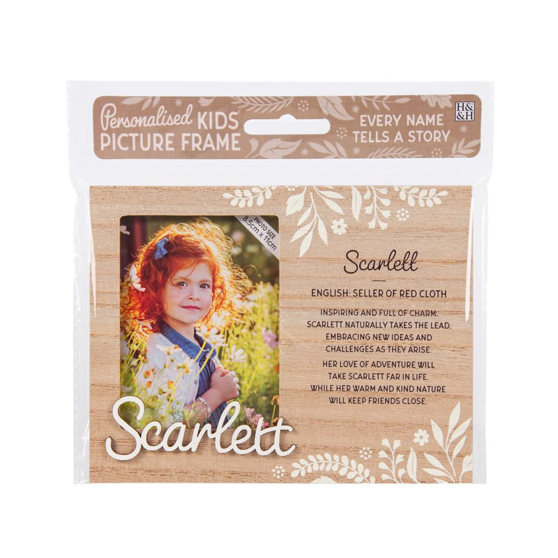 Hazella Tan Solid + Manufactured Wood Picture Frame