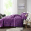 Ensemble d'édredon en velours simple / simple TG avec coussin décoratif, matelassage hypoallergénique et luxueux pour un décor de chambre à coucher glamour-119313441-119313443