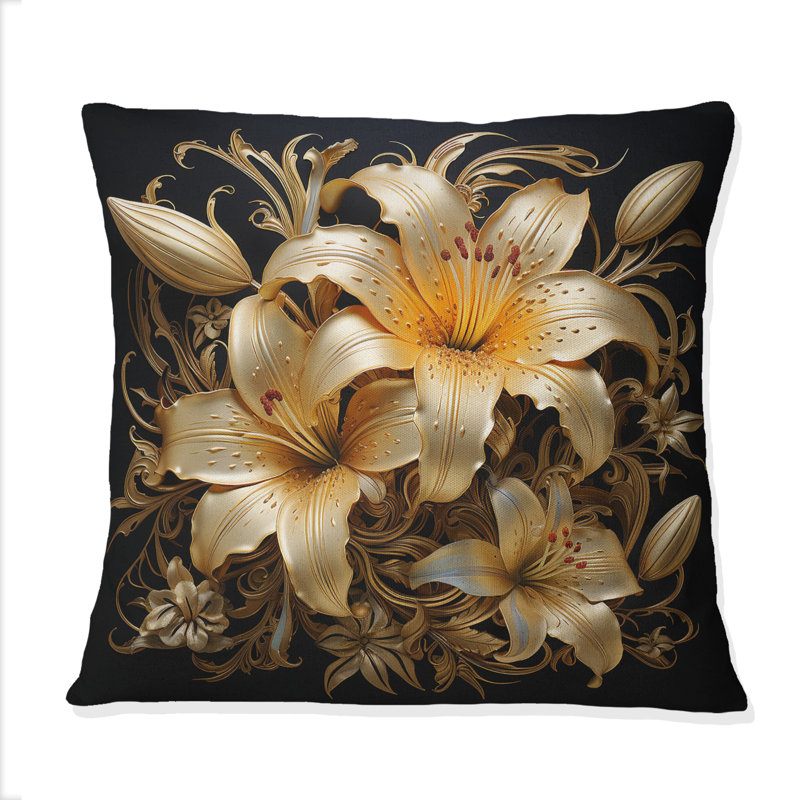 Coussin Golden Lily