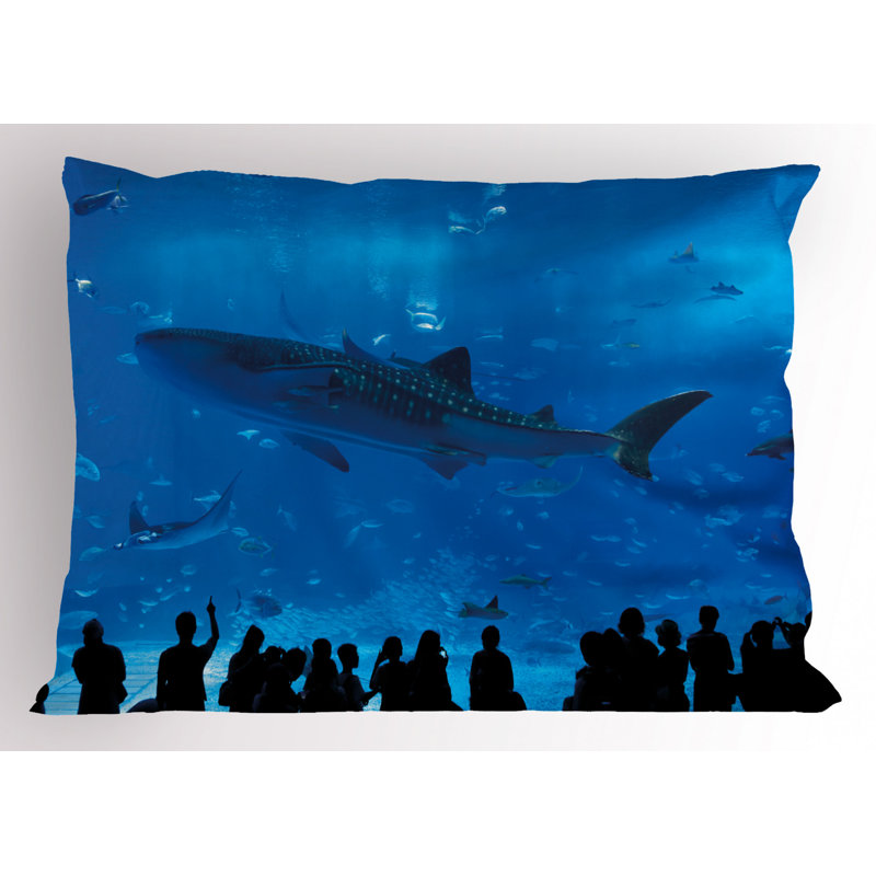 Shark Polyester Sham Set, Twin