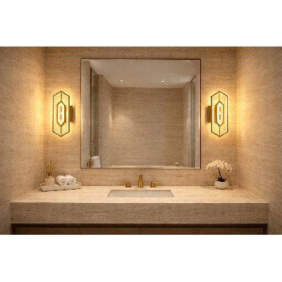 Hexa Verge Hexagon LED Wall Sconce