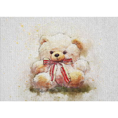 Tapis brun Teddy