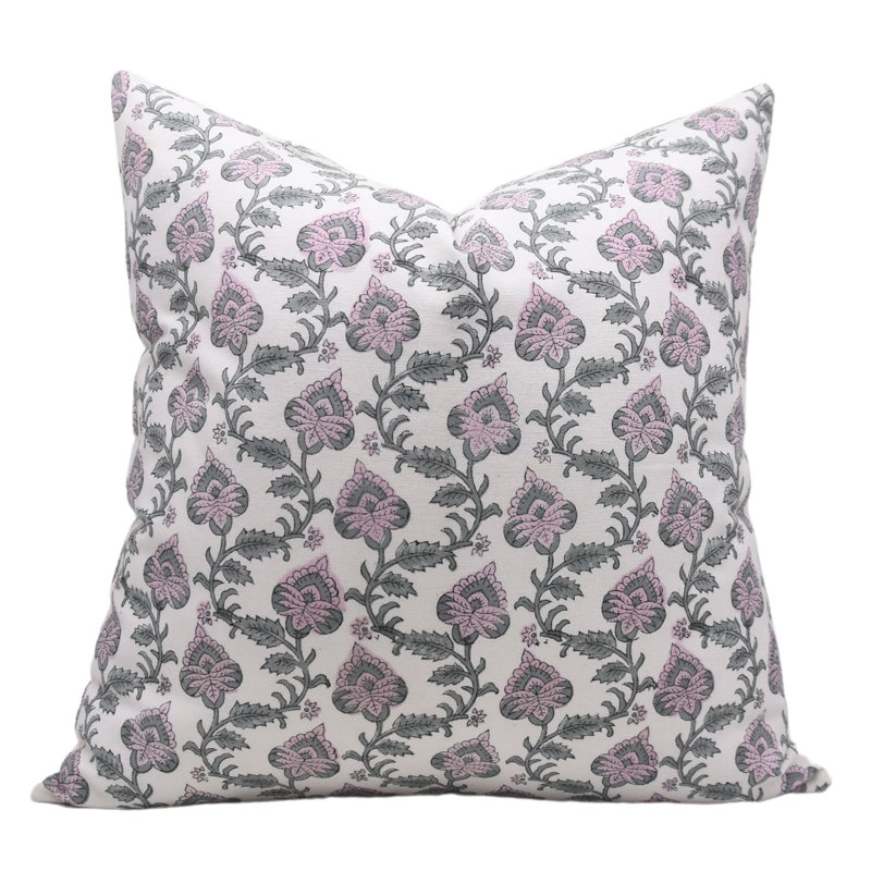 Housse de coussin Madhubala, Brun, H 26 po x l 26 po