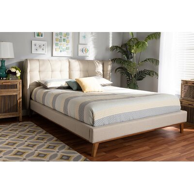 Atchley Tufted Upholstered Low Profile Platform Bed -  Corrigan Studio®, C76890AC2AE8426ABC50FF151DC27F15