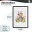 Ours en peluche printanier, reproduction sous verre encadrée, conception par Amy Hall-1986245096-1986245095