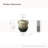 Rustic Brown with Green Bottom 9.8-Inch Tall Round Terracotta Vase w/ Handles