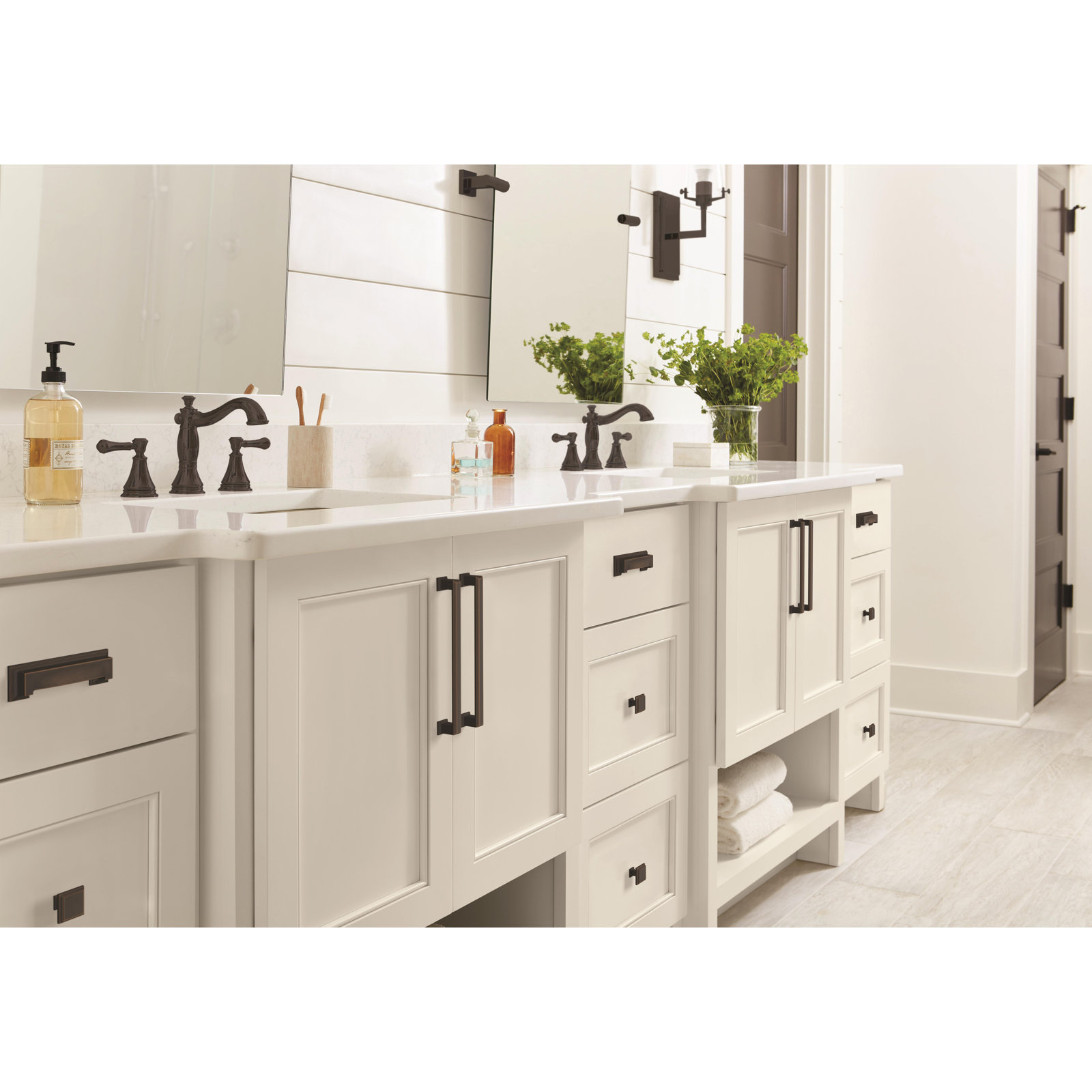 Appoint Square Cabinet Knob, Oil Rubbed Bronze