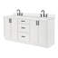 ARIEL Kelly 73 Double Sink Bathroom Vanity with Pure Quartz Top-1742192966-1698108950-1698108944