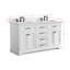 Ensemble de meuble-lavabo double 60 po Aanayah-849820807