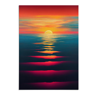 Timeless Ocean Sunset - Wall Art