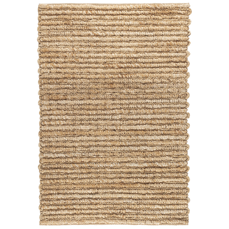 Dunes Natural Handwoven Jute Rug, Rectangle 7'6" x 9'6"