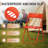 Patio Orange Plastic Folding Chair(Set Of 6)-1560865136