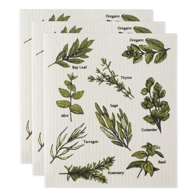 Linge à vaisselle suédois Herbs