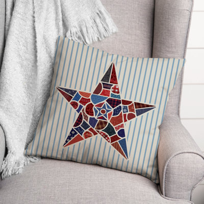  Striped 18" Throw Pillow