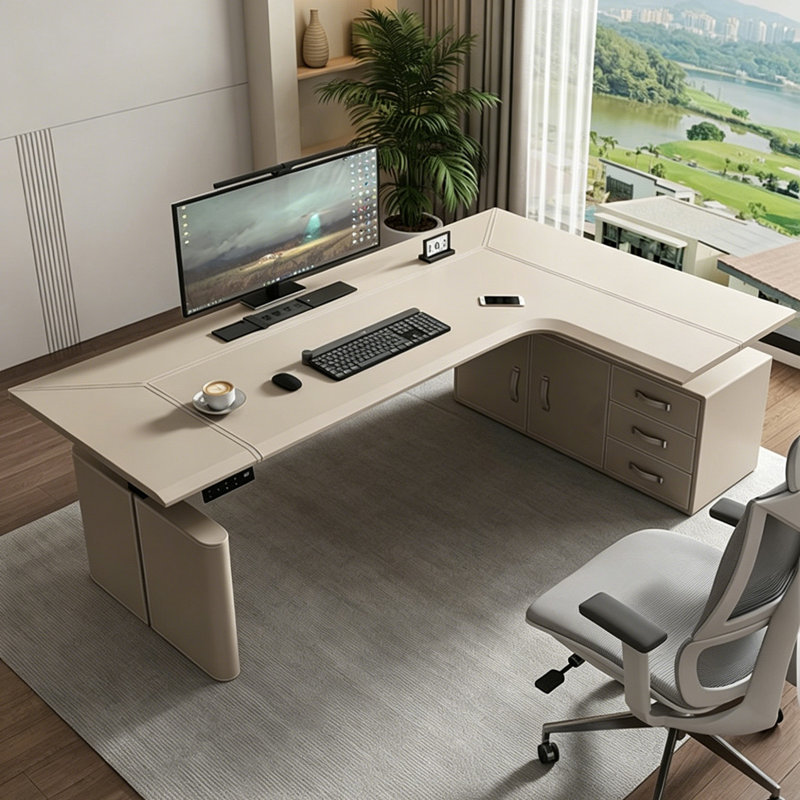 Bureau de direction en L 62,99 po, H 47,24 po x l 62,99 po x P 43,31 po
