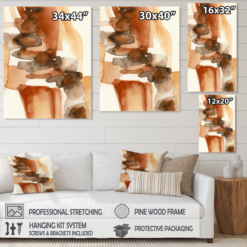 Canyon Ridge Explorations IV - reproduction sur toile, L 12 po x H 20 po, Toile tendue