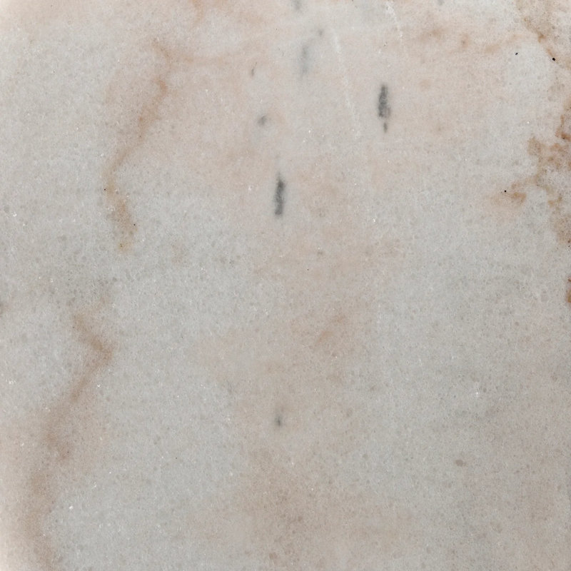 Table de bout Nox 100% marbre, Blanc