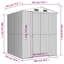 Garden Shed 192x191x223 cm Galvanised Steel-1519263872