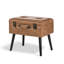 Tabouret de coiffeuse en bois massif Coleridge-841957947
