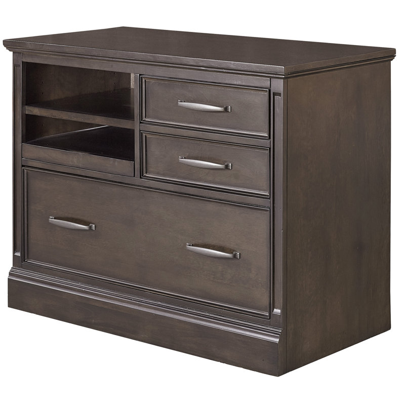 Amardo 40 " Wide 3 Filing Cabinet, Brown