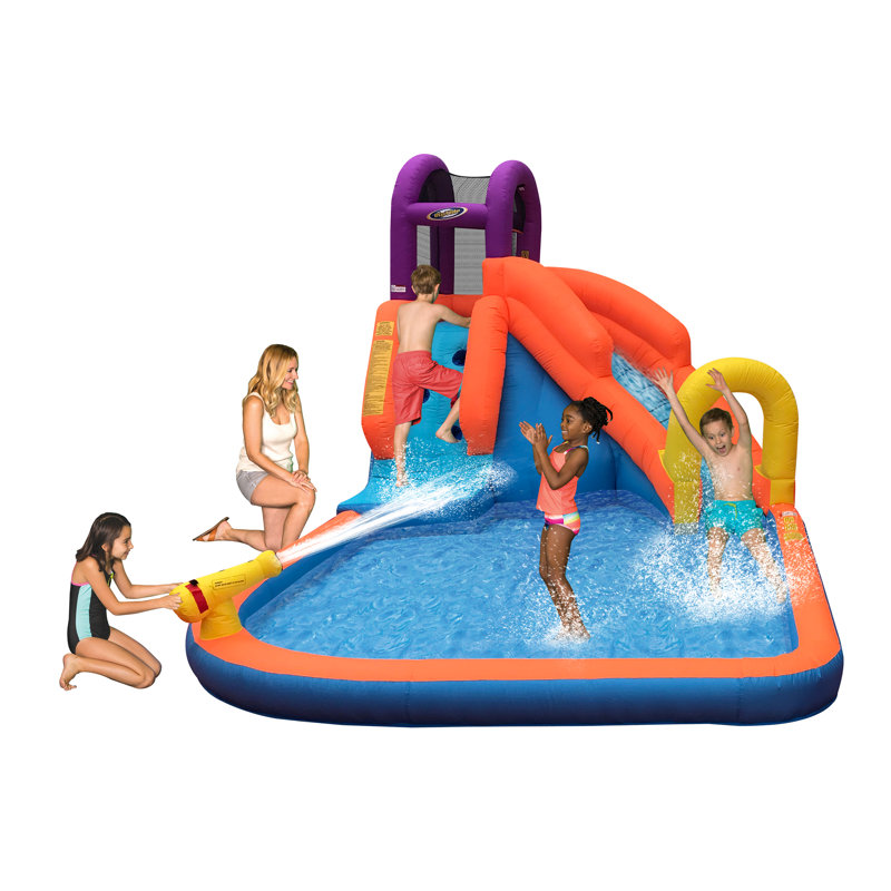 15.3' x 25' Inflatable Water Slide