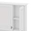 Armoire à pharmacie murale, armoire de salle de bain moderne avec miroir, tablettes ouvertes-118436607