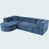 Polyester bleu est en rupture de stock
