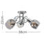 Aysu Glass Semi Flush Mount-45009593