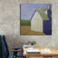 «Epic Graffiti», "Primaire 3" par Carol Young, art mural sur toile, 37 po x 37 po