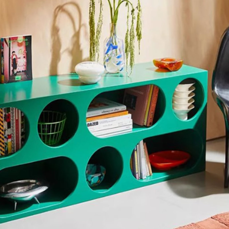Meuble télé à design créatif personnalisé, Vert
