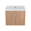 Meuble-lavabo moderne de 61 cm avec lavabo