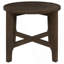 Ensemble de tables basses 3 pièces brun foncé