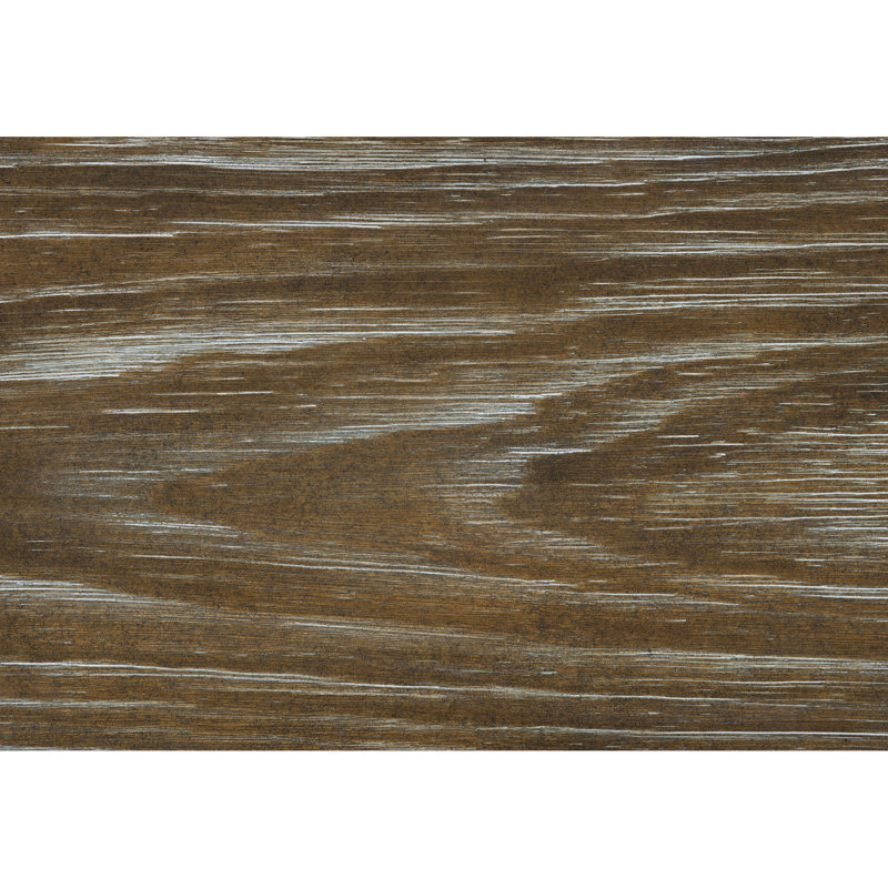 Table de salon industrielle avec surface en marbre et tablette en bois