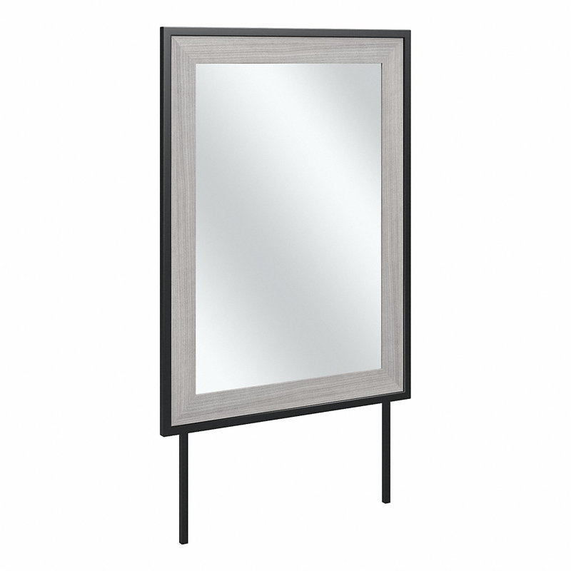 Spero Accent Mirror, Platinum Gray