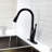 Pull Out Kitchen Faucet In Oil - Rubbed Bronze, Clean And Modern Appearance, Resists Tarnish, Single Handle Control, Nozzle Self Retracting, Sink Or Countertop Mount, Dual Spray Functions Bronze For