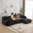 119.69" Cloud Couch, Modular Sectional Sofa with Memory Foam, Pet-Friendly Corduroy Fabric-604261656