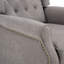 Fauteuil inclinable classique à dossier poussé de 29,5 po de large avec dossier et rivets (ensemble de 2)-1185911634