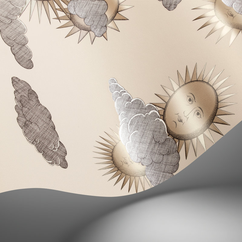 Fornasetti Senza Tempo II Wallpaper Roll, Beige