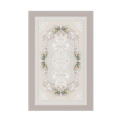 Premium Hall Carpet (3.3 x 9.8 ft), 100% Polyester, 8 mm Pile Height | Antibacterial, Non-Slip PVC Dot Underside, 650 gr/m² | Machine Washable, 3D Digital Printing | Ideal for Living Room & Entryways, Durable & Stylish Design