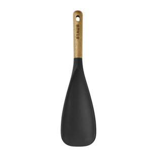 Staub Olivewood Handled Large Silicone Spatula - Grenadine