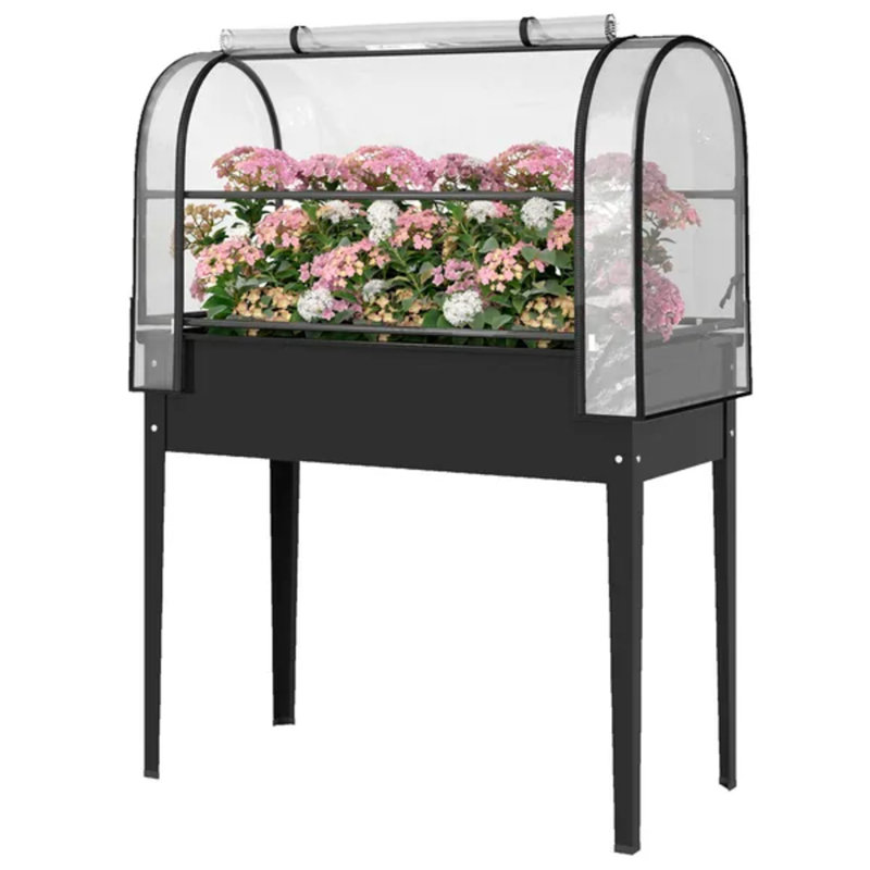 Elevated Plant Boxs,Raised Garden Bed,Flower Boxs, Black