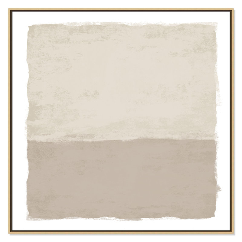 «Silent Sands II» par Natalie Carpentieri, Naturel, H 41,5 po x l 41,5 po