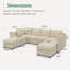 Canapé modulaire en U avec rangement Tremee-581592093