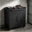 34.3" Mobile Metal Tool Storage Cabinet, Garage Organizer With Lockable Compartment & 4 Drawers, Rolling Steel Chest For Workshop & Home Garage