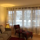 Latitude Run® Dellhomme Striped Sheer Grommet Curtain Panels & Reviews ...