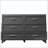6-Drawer Metal Dresser - Heavy-Duty Steel with Eco-Friendly Design-865764874