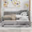 3-Drawers Upholstered Daybed with Trundle-557454637-557454636