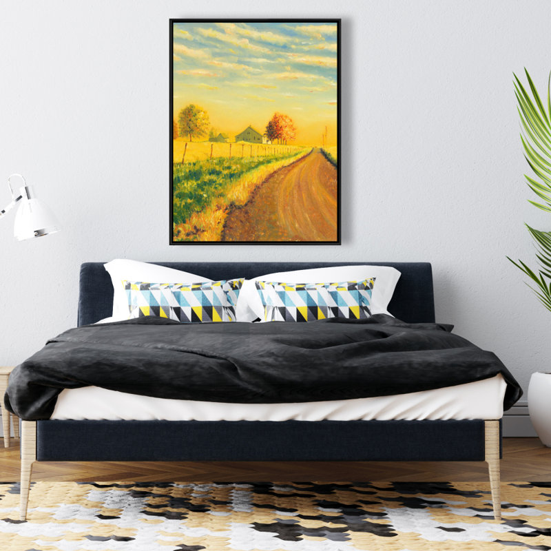 "Dans la campagne" sur toile