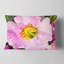 Huile florale rose - coussin à imprimé floral